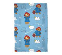 Paddington Bear - Manta de Forro Polar con Licencia Oficial, diseño de Skyline London, Manta súper Suave y cálida, dormitorios de niños, Camping y Fiestas de Pijamas, tamaño 100 x 150