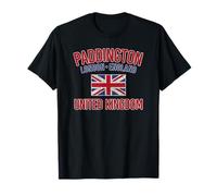 Paddington Londres Inglaterra Reino Unido Union Jack en apuros Camiseta