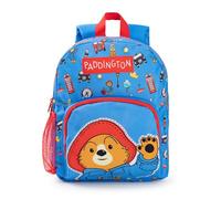 Paddington Mochila Bear Boys | Mochila azul y roja con correas ajustables | Personaje británico práctico y organizado, bolsa deportiva escolar para niños | Serie de películas de regalo, azul, Taille