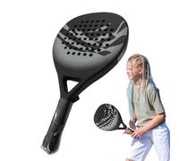 Paddle Ball Racquets, Beach Racket Tennis Set 18,5 x 10,43 x 1,5 pulgadas, Carbon Fiber Shock-Resistant Design, Black/Blue 2-Pack, Outdoor Sports for Adults Women Men Beginners