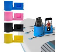 Paddle Board Accessories Cup Holder, Paddle Board Drink Holder and Phone Holders, Plastic Paddles Board Cup for Paddles Board Lovers, with Drain Hole (4PCS)