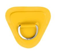 Paddle Board D-Rings, Heavy-Duty Rubber Rope Buckle Patches for Paddleboards, Inflatable Boats, Kayaksand Surfboards Secure Tie-Down Accessory, Black, Yellow, Orange