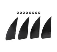 Paddle Board Fin - Surfboard Fin Soft Surfboard Fins | Water Splitter for Surfboard | 4 Pieces Reinforced Removable | Reinforced Removable Equipment Set Replacement for Paddle Swim Dive Water