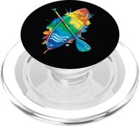 Paddle Board - Ocean Splash Art Deportes acuáticos PopSockets PopGrip para MagSafe