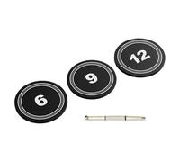 Paddle Handle Cover - Pickleball Weighted End Cap, Balance Training Speed Swing Response, Durable Grip Control Enhancement Set | Power Control Accessory For Beginner Athlete Club Practice Stability