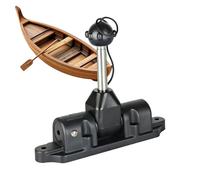 Paddle Holder, Anti-Slip Aluminum Alloy Stand - Kayak Track Mount Paddle Holder | 5.83 × 4.84 × 1.46 Inch For Canoe Inflatable Boat Yacht Rubber Dinghy Fishing Lake River Outdoor Kayaker Rower