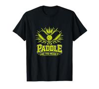 Paddle Like You Mean It - Palas de Pickleball Retro Camiseta