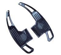 Paddle shifters para coche Compatible con Ford para Mustang 2015-2019 Extensión de paleta de cambio de volante de coche con patrón de fibra de carbono(Carbon black)