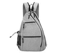 Paddle Sport Sling Bag - Case de eslingas ajustables, portador de cambios de pelota de raqueta | Almacenamiento de paletas mejorado al aire libre, bolsa deportiva de gran capacidad ligera para sesione