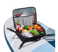 Paddleboard Deck Bag, Paddle Board Cooler Storage, 11.82x7.88x2.76 Inches Waterproof with Secure Straps, Insulated Organizer Pouch for Food Drink, Paddleboarding Travel Photography