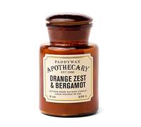Paddywax Apothecary Collection Jar Candle, Orange Zest/Bergamot, 8 oz