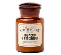 Paddywax Boticario Artesanal vertido a Mano Vela perfumada, Tobacco & Patchouli, 8-Ounce, 226