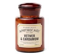 Paddywax Candles Apothecary Collection Jar Candle, 8-Ounce, Vetiver and Cardamom