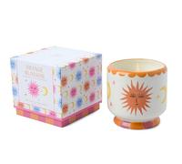 Paddywax Dopo - Vela aromática de cerámica pintada a mano, 226 g, Sun - Orange Blossom