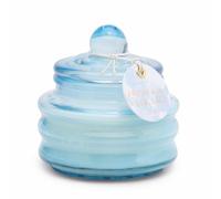 Paddywax Velas perfumadas en tarro de vidrio con tapa, artesanal, 85 g, azul, aire fresco y sal marina