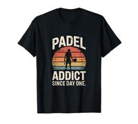 Padel Addict Desde el Primer Día Estilo Retro Camiseta