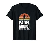 Padel Addict Desde el Primer Día Estilo Retro Camiseta