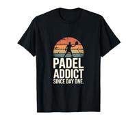 Padel Addict Desde el Primer Día Estilo Retro Camiseta