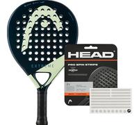 Padel Bundle - Head Evo Extreme 2025 & Rezztek Pro Spin Strips para palas de pádel - Bundle para máximo giro y control óptimo