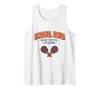 Padel Dad El Hombre, Mito y Leyenda - Regalo Divertido para Padres Camiseta sin Mangas