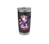 Padel De Unicornio, La Reina Del Pádel, Pista Arcoíris, Vaso térmico de acero inoxidable de doble pared