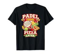 Padel Divertido Y Pizza - Jugador De Pádel Camiseta
