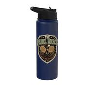 Padel Jugador de Tenis Dink Talk Basura Retro Abanico Deportivo Stainless Steel Insulated Water Bottle
