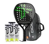 Padel Pro Shop - Pack Pala de Padel Oxdog Ultimate Pro 2025 + Paletero FEP Hyper Pro + 3 Botes Pelotas Boost - Potente y Manejable - Incluye Paletero y Pelotas - Serie 2025