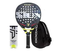 Padel Pro Shop - Pack Pala Siux Electra ST2 Stupa Pro + Paletero + Pelotas Oxdog Boost+ - Ideal para Efectos y Potencia, Resistente y Duradero - Pádel Profesional