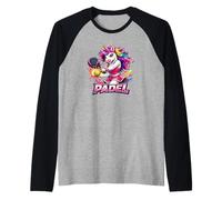 Pádel Queen Cool Unicorn Camiseta Manga Raglan