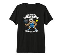 Padel Sloth: Solo Estoy Aquí para Golpear Pelotas Y Hacer Camiseta Premium