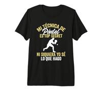 Padel Tennis Divertido Ni Sé Lo Que Hago Padelista Camiseta Premium
