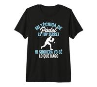 Padelista Divertido Padel Tennis Ni Sé Lo Que Hago Camiseta Premium