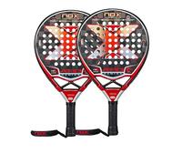 PadelPROShop - Pack Dúo Pala NOX AT10 Genius 18K Carbono HR3, Efecto y Potencia - Agustín Tapia
