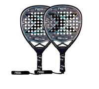PadelPROShop - Pack Dúo Pala NOX AT10 Genius Attack 18K, Agresividad Máxima, Smartstrap® System