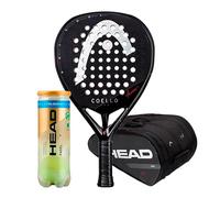 PadelPROShop - Pack Pala de Pádel Coello Pro 2025, Paletero Coello Tour Padel y Pelotas Padel Pro S+