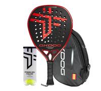 PadelPROShop - Pack Pala de Padel Oxdog Ultimate Court + Paletero FEP Ultra Tour + Bote Pelotas Boost+
