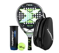 PadelPROShop - Pack Pala NOX AT10 Genius 12K Limited Edition Agustín Tapia, Paletero and Pelotas Oxdog Boost+ - Ideal para Entrenamiento y Partidos de Pádel