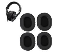 Paderas de Reemplazo de 2 Pares para la Serie ATH M, ATH-M50, M50X, M40X, M30X, Auriculares M20X, Cojines de Almohadilla con Cuero Proteico y Espuma de Memoria