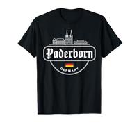 Paderborn Alemania Ciudad Viajes Urbano Explorador Camiseta