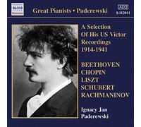 Paderewski,Ignaz Jan - Ignacy Jan Paderewski: A Selection Of His Us Victor Recordings 1914-1941