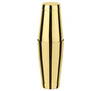 Paderno 41467G08 - Coctelera de acero inoxidable, 2 unidades, 790/590 ml, color oro Boston, capacidad 830 ml