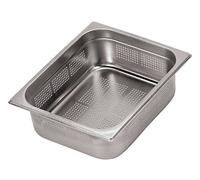 Paderno World Cuisine 20 7/8" x 12 3/4" acero inoxidable perforado Hotel Pan - 1/1 (profundidad: 6")