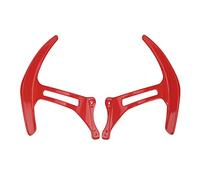 Padeta de palanca de cambios de 2 piezas para reemplazo de aleación de aluminio estilo F12 para 458 Italia Spider (Rojo)