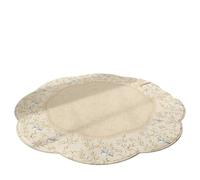 PADGCNOR Alfombra Vintage Floral Felpudo Crema Estilo