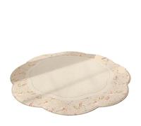 PADGCNOR Alfombra Vintage Floral Felpudo Crema Estilo
