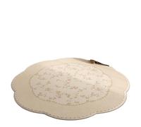 PADGCNOR Alfombra Vintage Floral Felpudo Crema Estilo