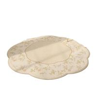 PADGCNOR Alfombra Vintage Floral Felpudo Crema Estilo