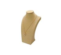 PADGCNOR Expositor Collares Necklace Bust Stand for Selling, Black Velvet Display Holder, Jewelry Organizer Rack(Hemp Cloth 30cm)