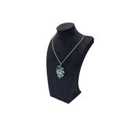 PADGCNOR Expositor Collares Necklace Bust Stand for Selling, Black Velvet Display Holder, Jewelry Organizer Rack(Black 25cm)